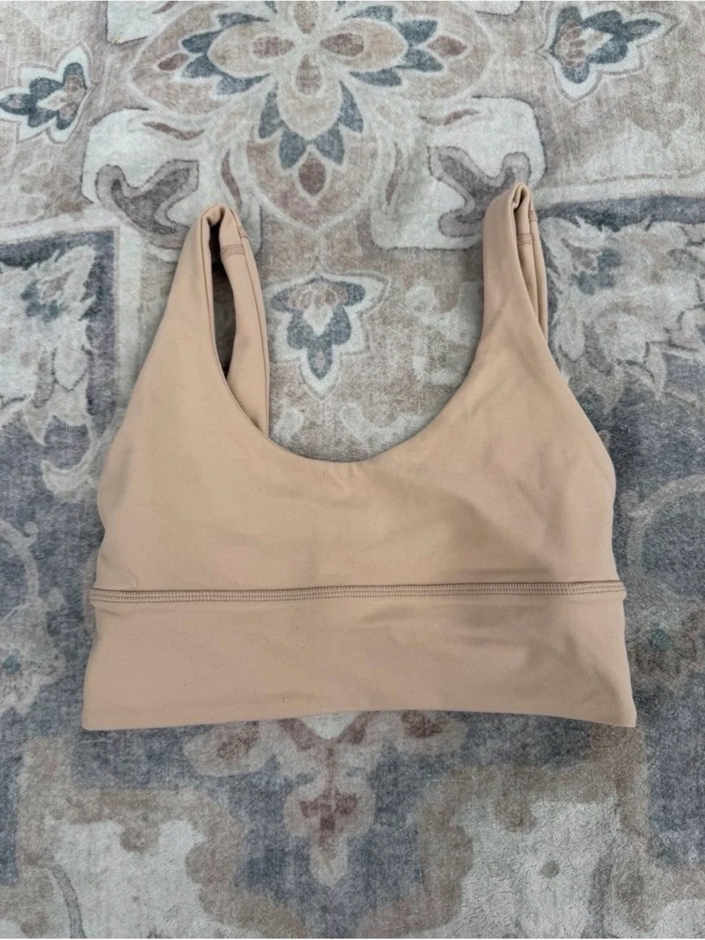 lululemon athletica Beige Scoop Sports Bra